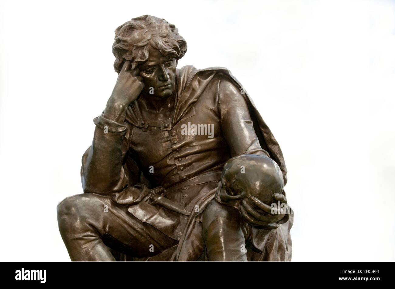 Hamlet Statue In Stratford Upon Avon Warwickshire England UK Stock