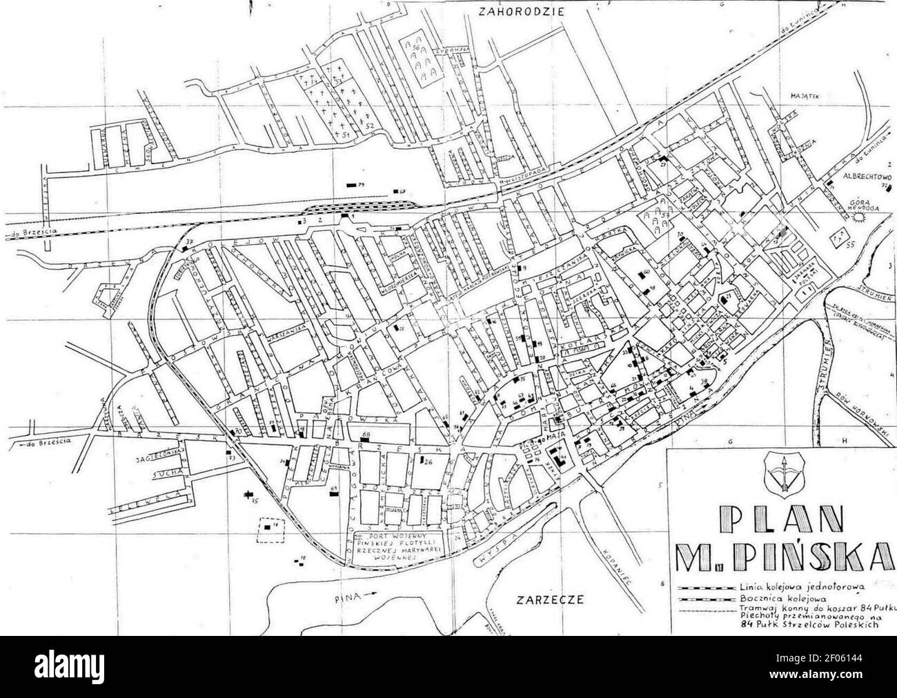 Pinsk. Пінск (1935 Stock Photo Alamy