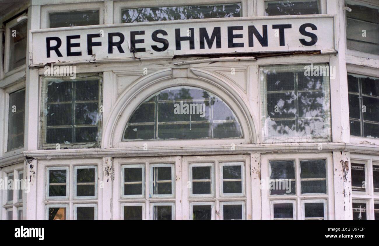 The Collective Kennington Park Cafe, Vauxhall Oval, Lambeth, London, England, 1999 Stock Photo