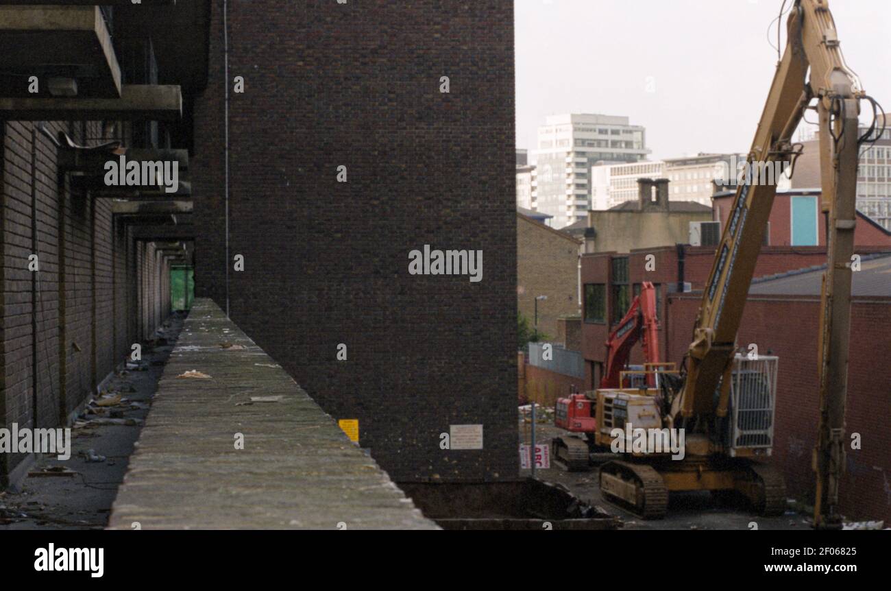 Lambeth Walk, Sugden House demolition, Vauxhall, Lambeth, London