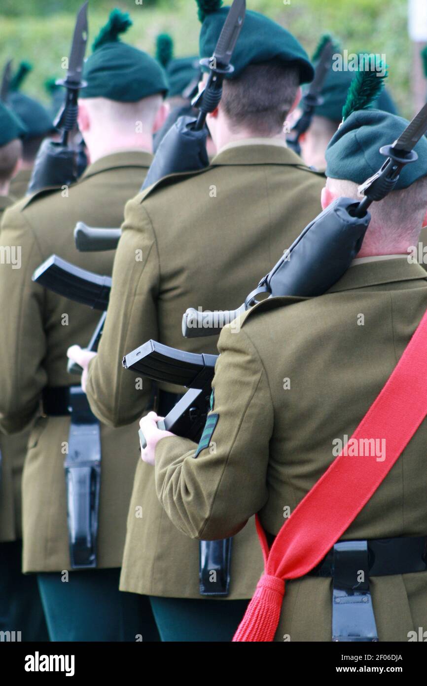 The final parade and decommissioning of the Royal Irish regiments of ...