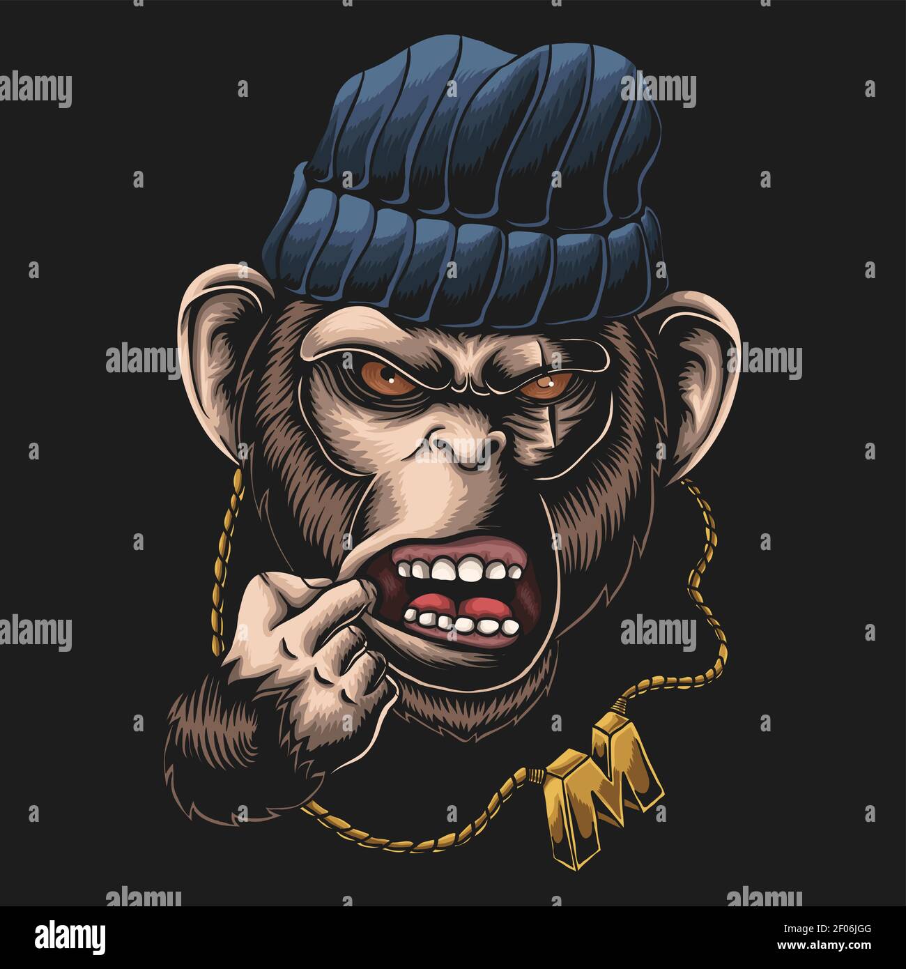 Swag monkey Stock Vector Images Alamy