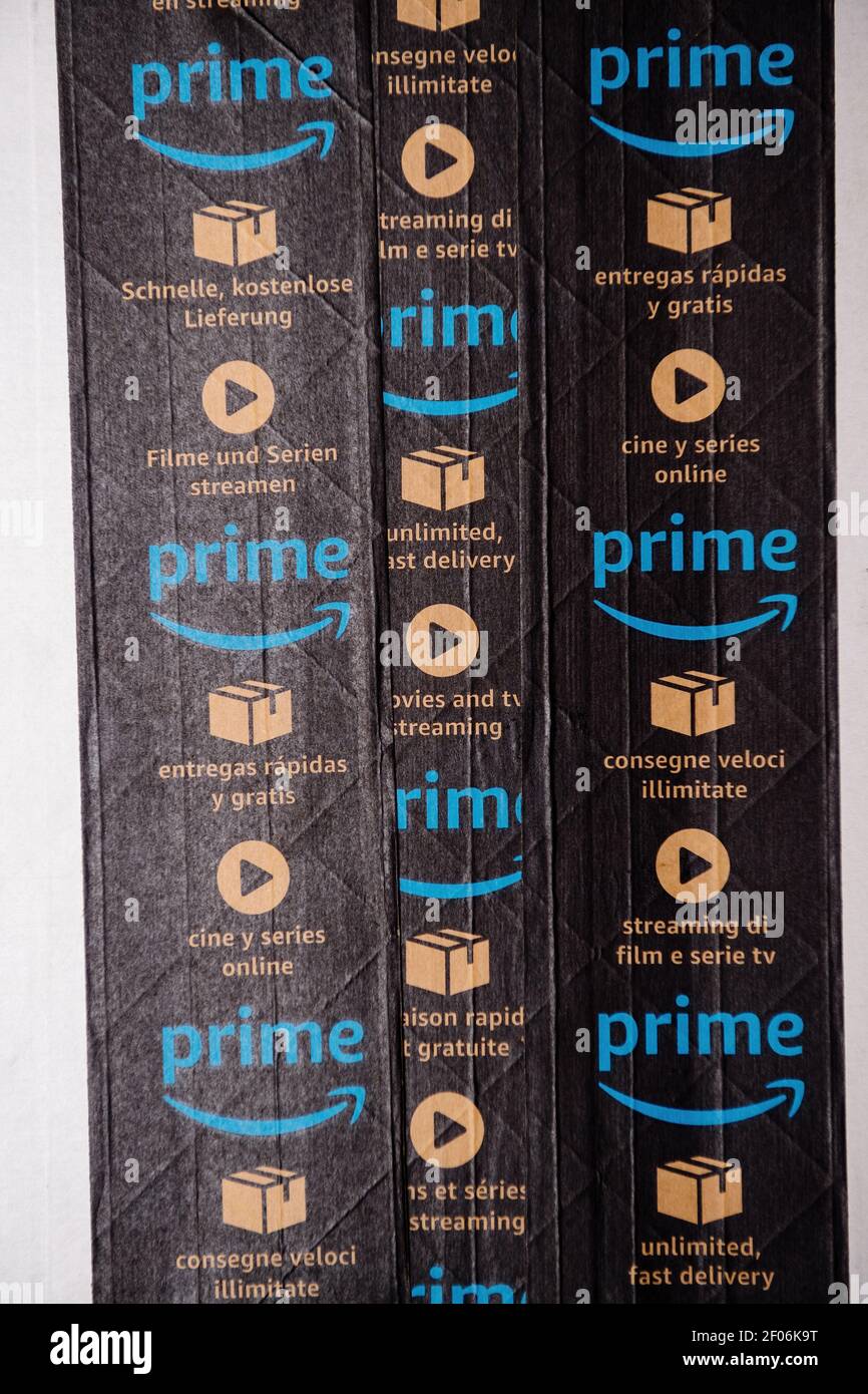 Amazon prime tape hi-res stock photography and images - Alamy