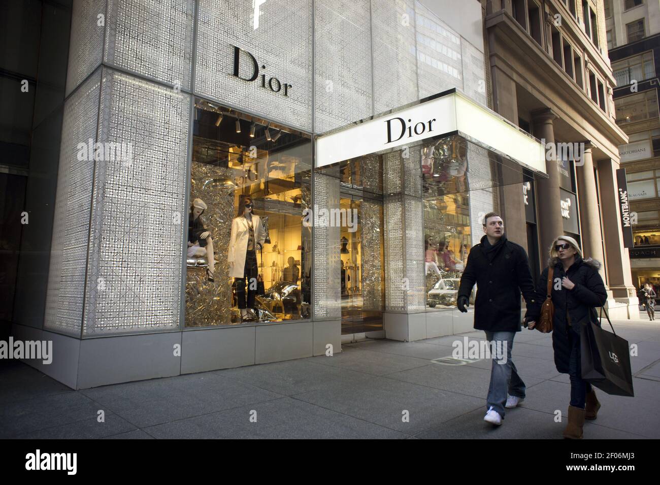 The Christian Dior store on East 57th street off of Fifth Avenue in New  York on Sunday, February 27, 2011. LVMH Moet Hennessy Louis Vuitton  announced that they will take over Christian