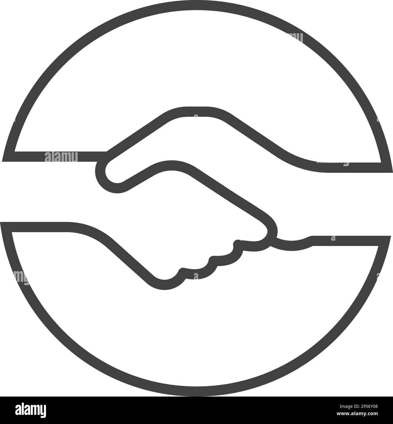 handshake vector illustration design template Stock Vector Image & Art Alamy