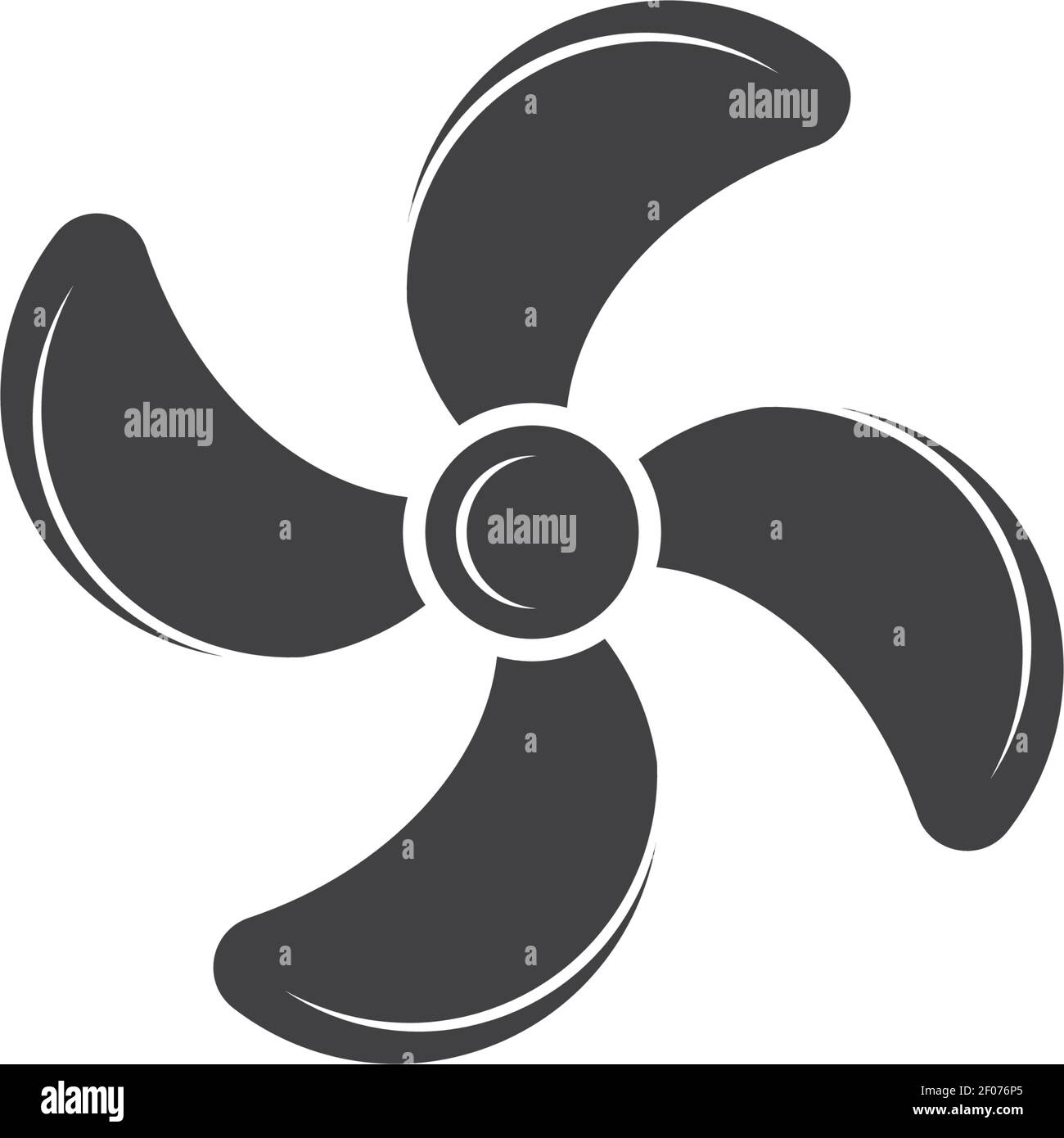 airplane propeller vector illustration design template Stock Vector