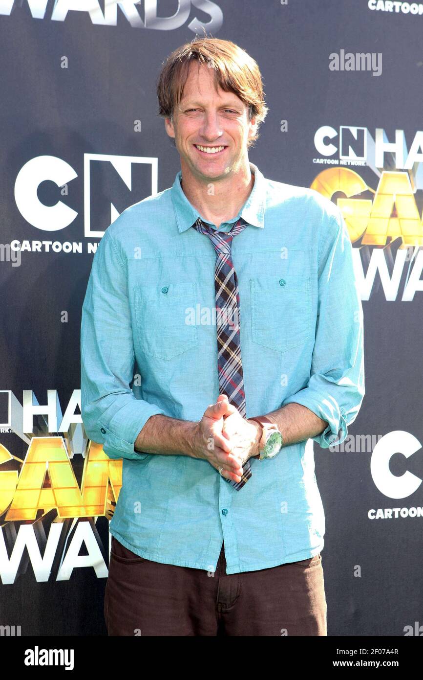 21 February 2011 - Santa Monica, CA - Tony Hawk arrives to the Cartoon ...