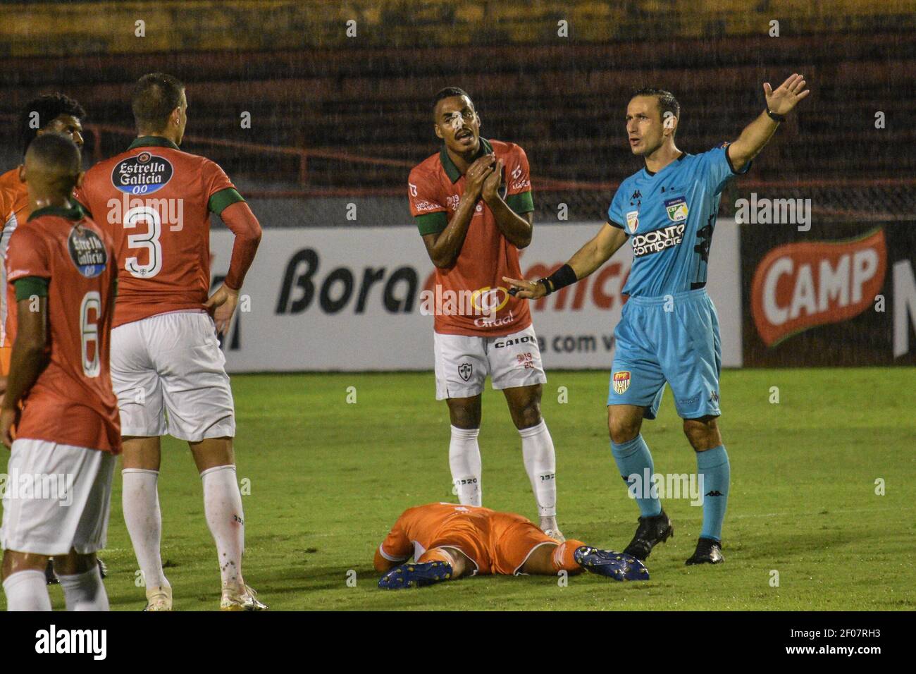 Sao Paulo, Sao Paulo, Brasil. 6th Mar, 2021. Sao Paulo (SP), 06/03/2021  Ã¢â‚¬ FUTEBOL/CAMPEONATO PAULISA/SERIE A2/PORTUGUESA/ATIBAIA - Partida  valida pela segunda rodada do Campeonato Paulista Serie A2, disputada no  Estadio do Caninde