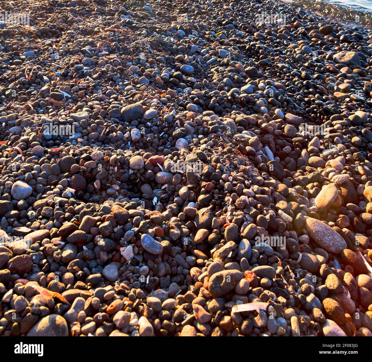 Rock sea and beach in europe greece the mykonos island blue sky Stock ...