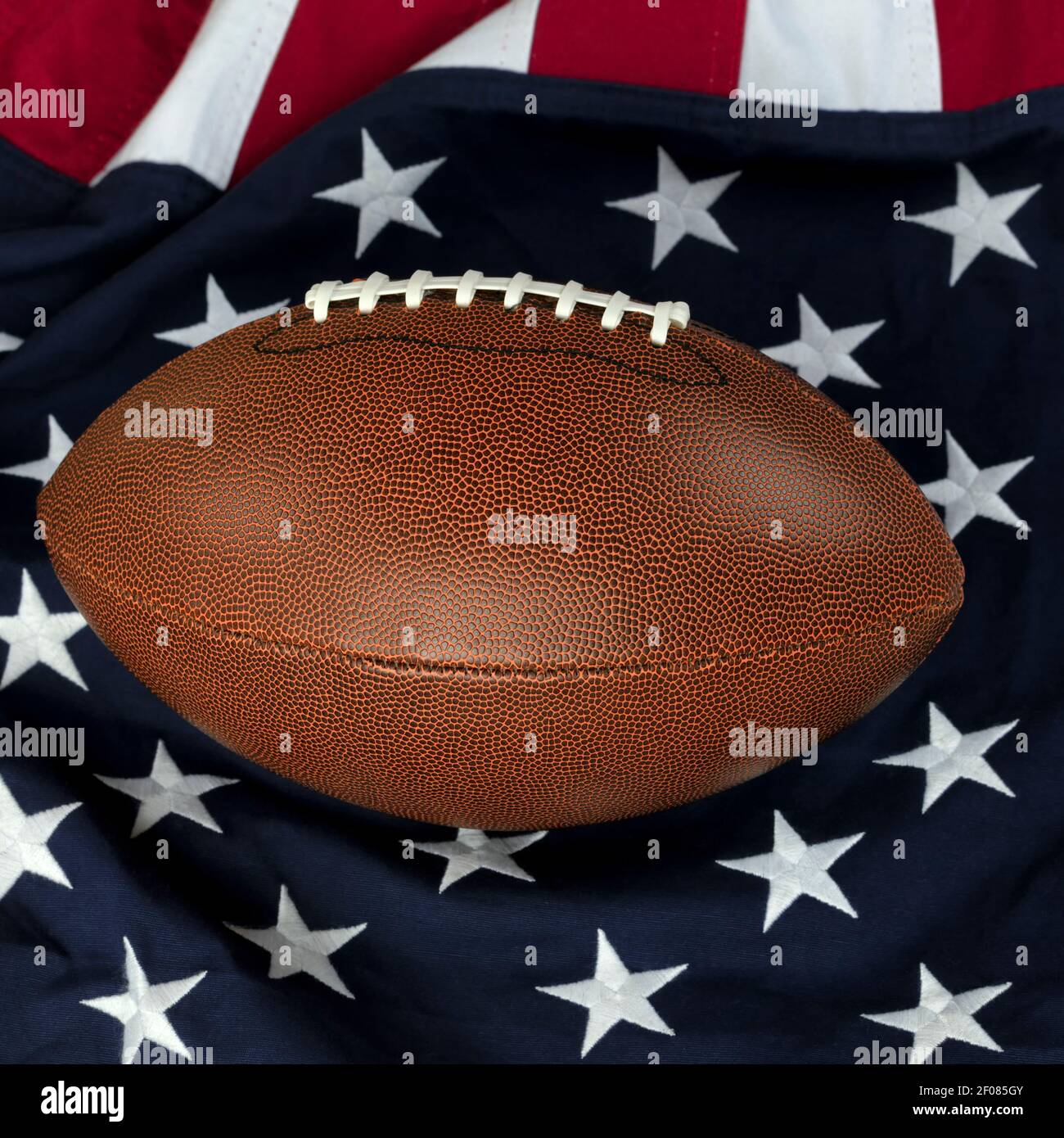 Vintage Sports Equipment In Front Of American Flag Stock Photo - Download  Image Now - American Football - Ball, American Football - Sport, Blue -  iStock