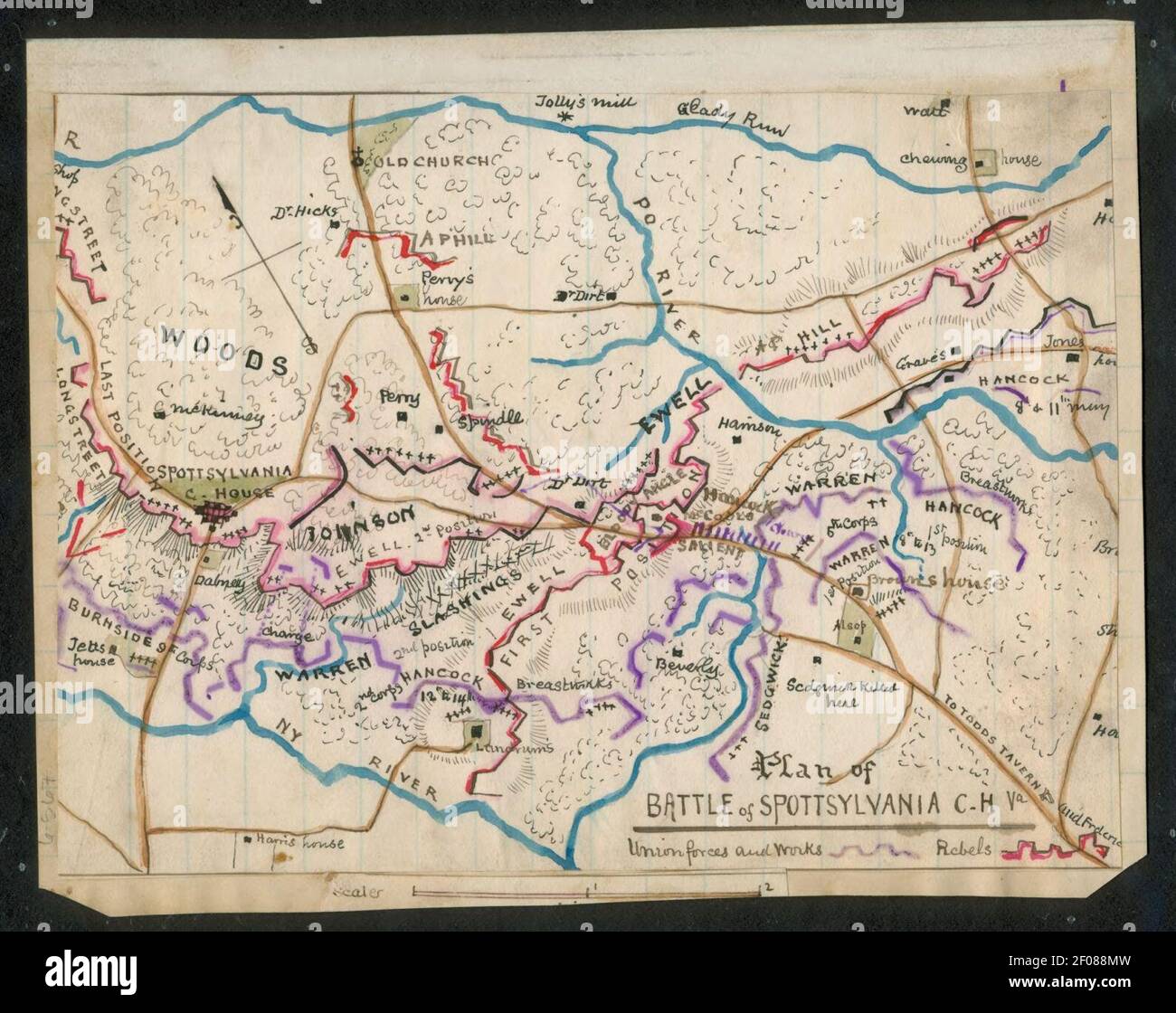Plan of Battle of Spotsylvania Court House Va Stock Photo Alamy Plan of Battle of Spotsylvania Court House Va Stock Photo Alamy