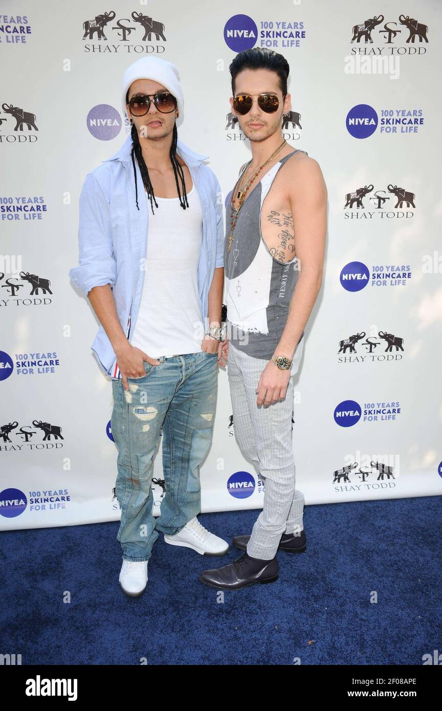 Tom Kaulitz and Bill Kaulitz of Tokio Hotel. 18 June 2011, Belair, CA.  Khloe Kardashian Odom Reveals Results Of The 2011 NIVEA Good-Bye Cellulite,  Hello Bikini! Challenge held at The NIVEA and