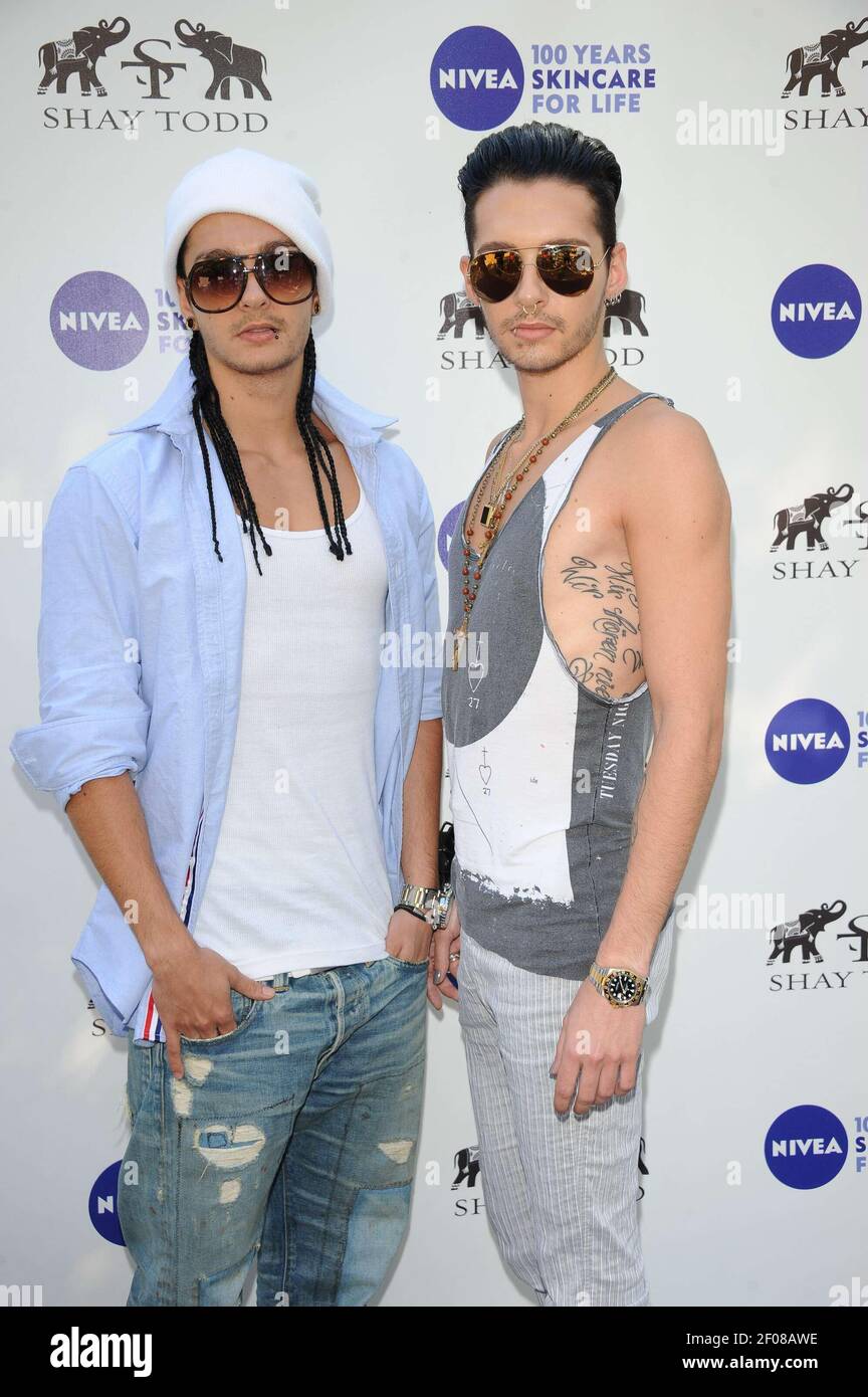 Tom Kaulitz and Bill Kaulitz of Tokio Hotel. 18 June 2011, Belair, CA.  Khloe Kardashian Odom Reveals Results Of The 2011 NIVEA Good-Bye Cellulite,  Hello Bikini! Challenge held at The NIVEA and