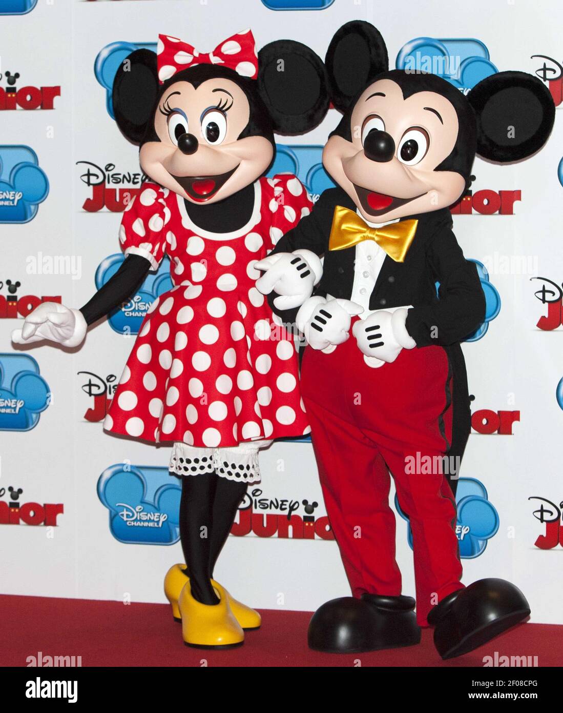 28 June 2011 - Seoul, South Korea - Micky Mouse and Mini Mouse at a press  conference to announce the partnership between Media Korea (TMK) and the  Disney Channel International (DCI), and