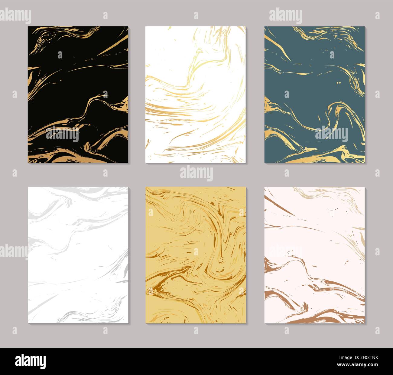 Gold marble pattern background. Marble vector abstract texture geometric acrylic flyer Stock Vector