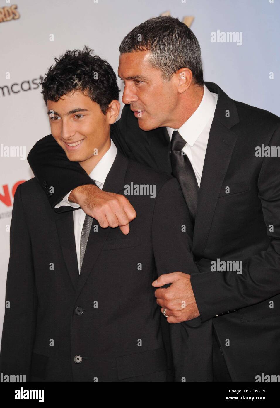 Antonio Banderas and nephew Javier. 10 September 2011, Santa Monica, CA