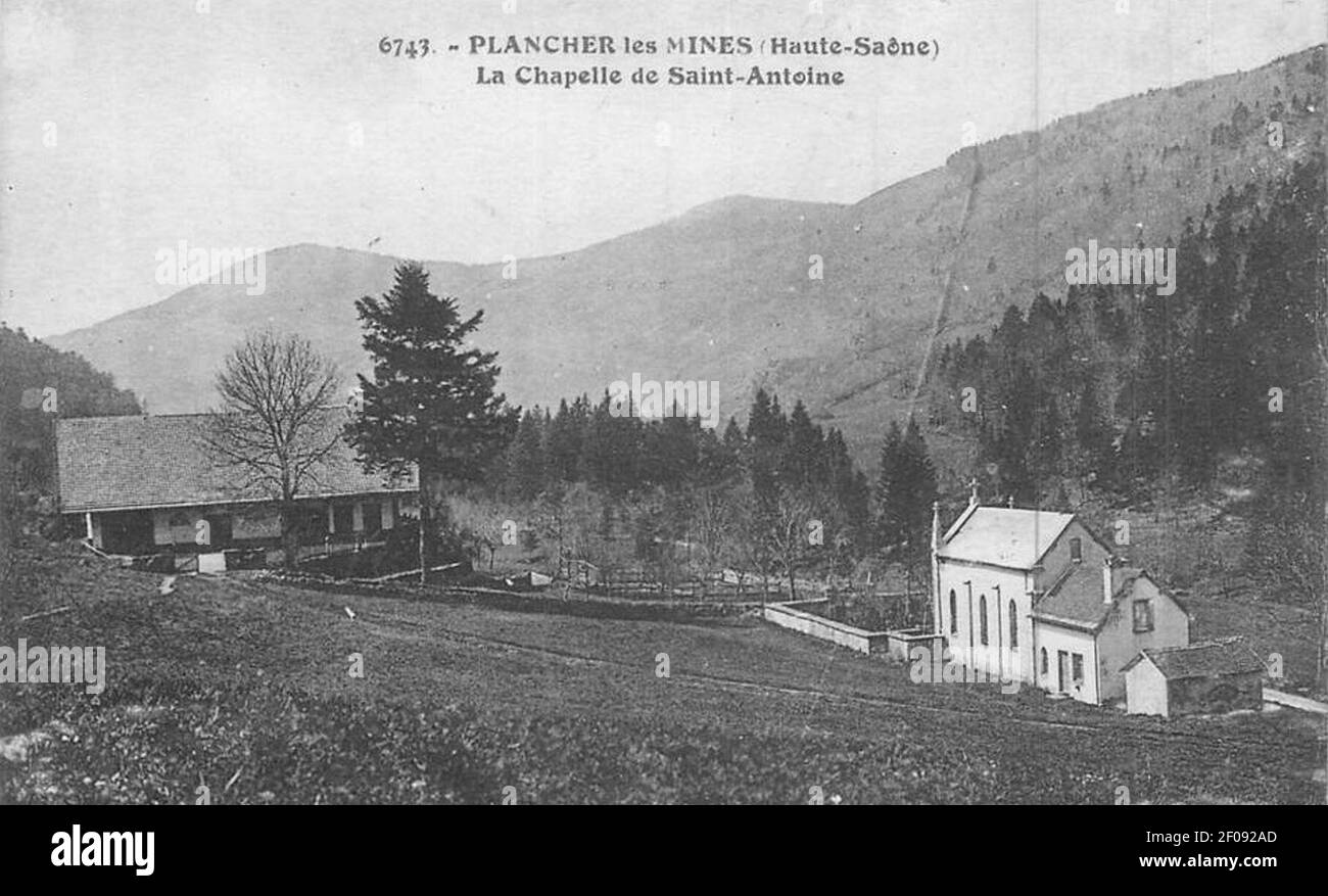 Plancher-les-mines Chapelle Saint-Antoine. Stock Photo