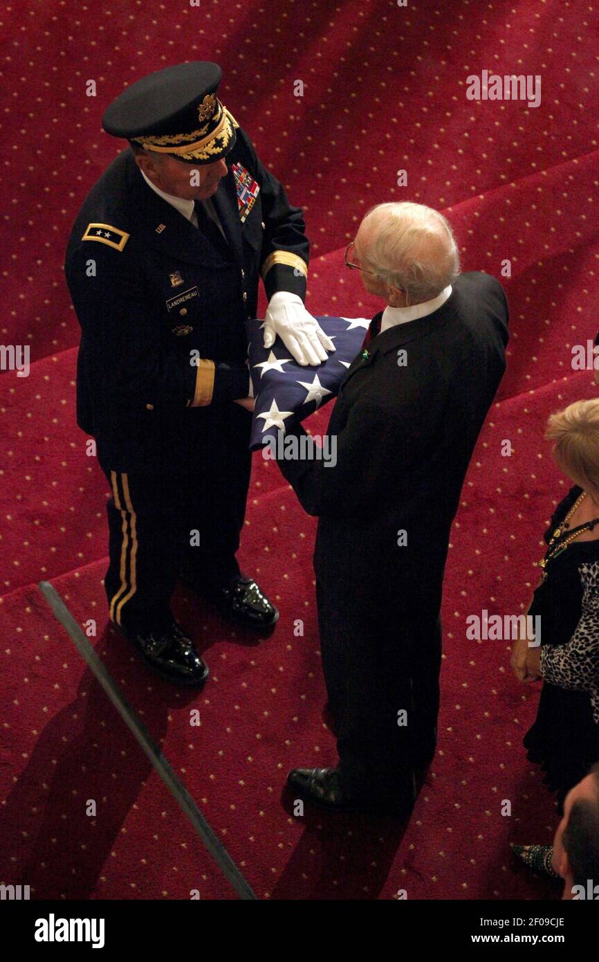 06 October 2011. New Orleans, Louisiana, USA. Jerry Hannan, brother of ...