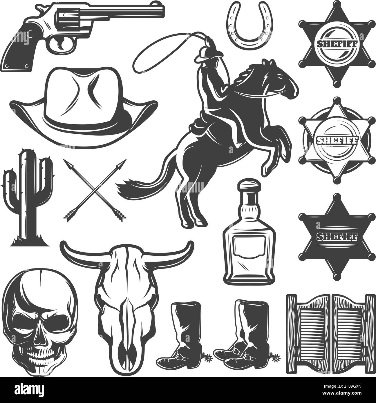 Black background gold shield vector Black and White Stock Photos ...