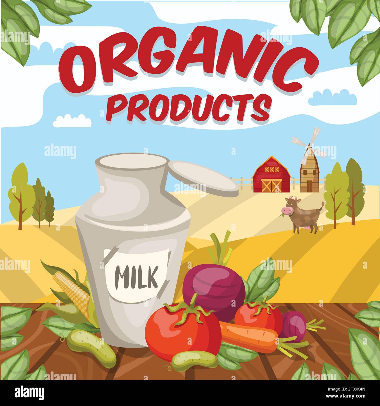 Colorful cartoon style farm background with organic carrot corn beet vegetable products and country scene vector illustration Stock Vector Image & Art - Alamy Colorful cartoon style farm background with organic carrot corn beet vegetable products and country scene vector illustration Stock Vector Image & Art - Alamy