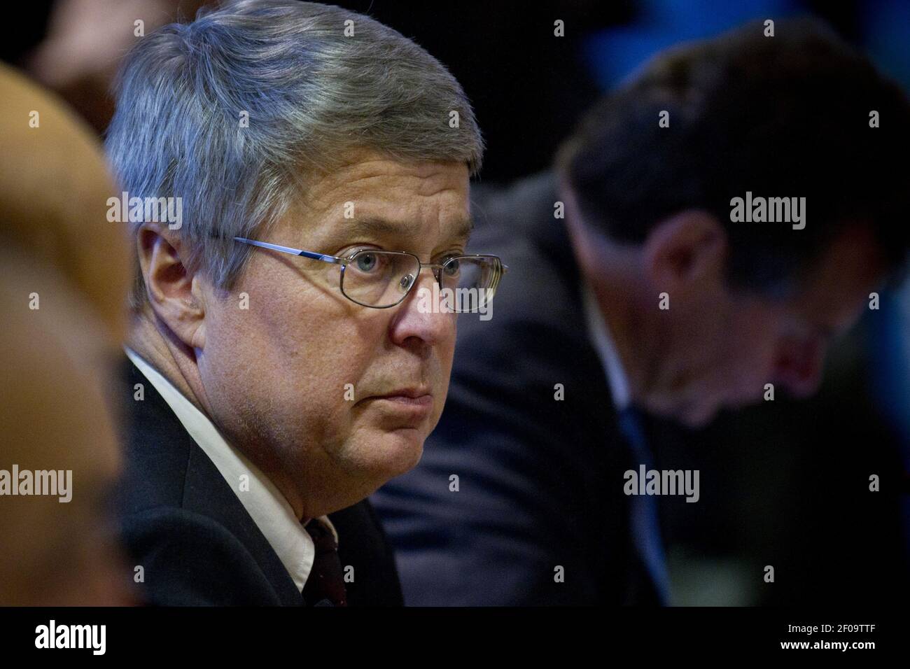 16 November 2011 - Lisbon, Portugal - Poul Thomsen from IMF, Jurgen ...