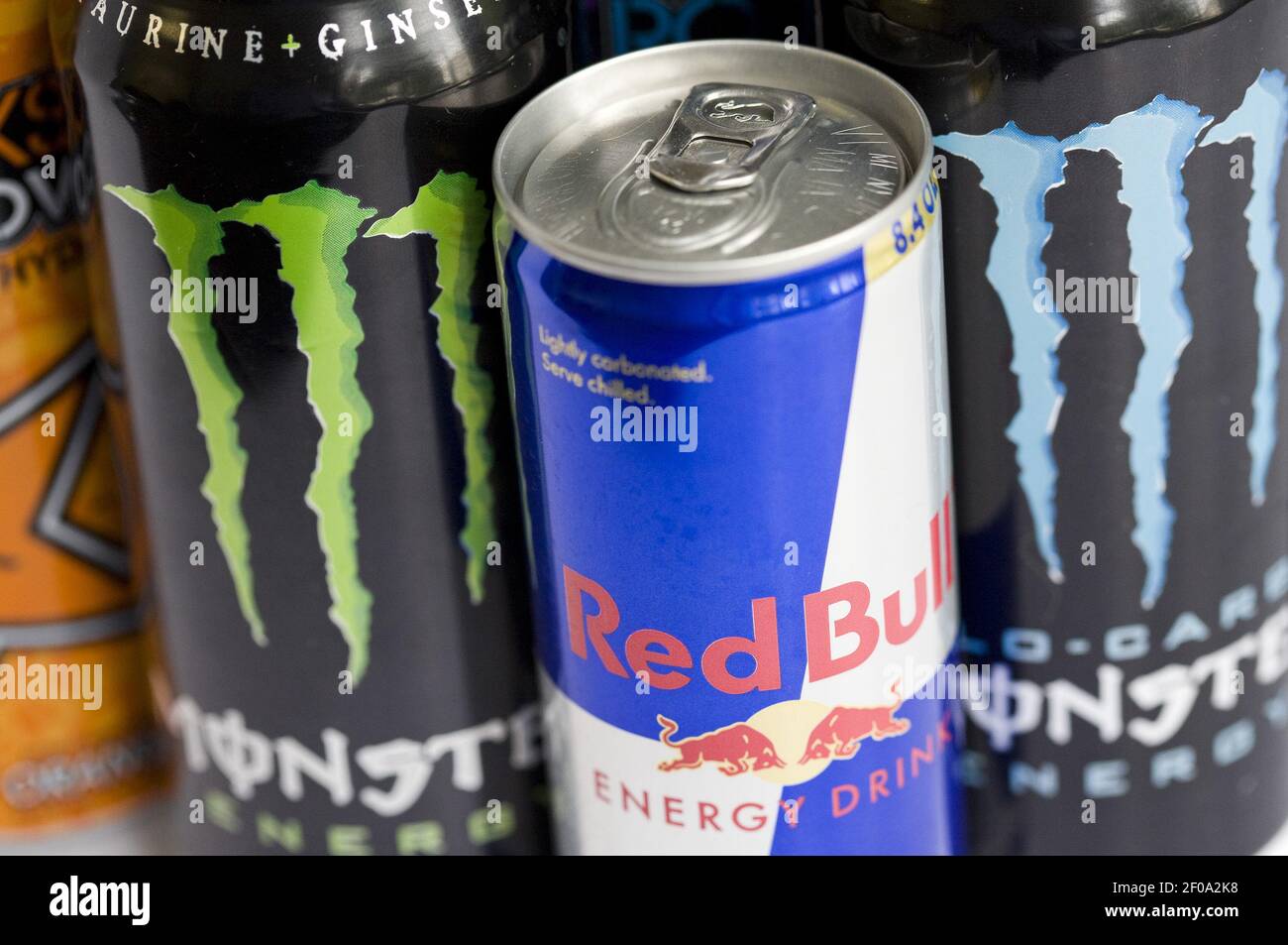 FILE Washington, D.C. A mix of RockStar, Monster, AMP and Red Bull