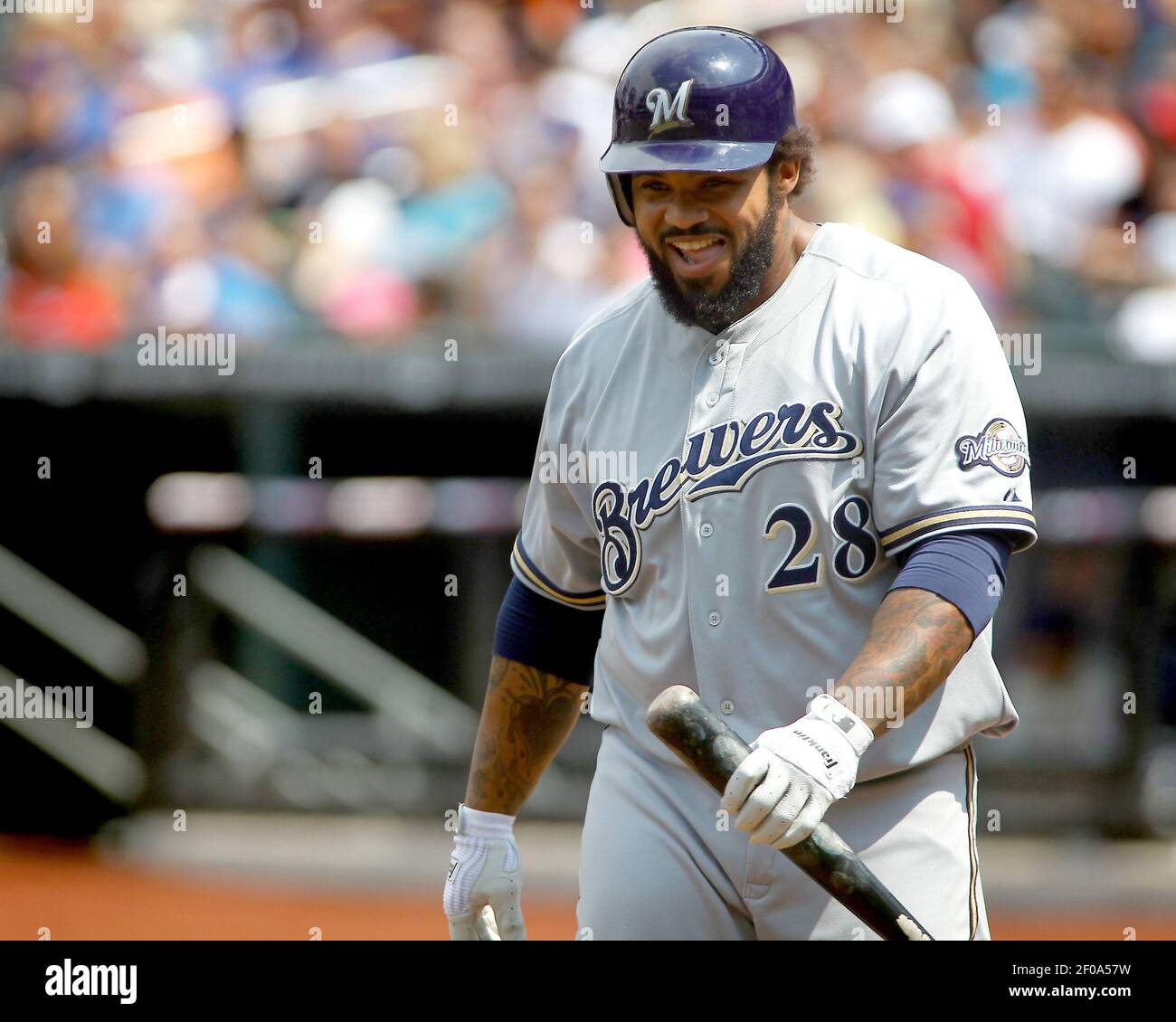 Milwaukee Brewer Prince Fielder Named MVP as the National League Defeats  the American League in 2011 All Star Game