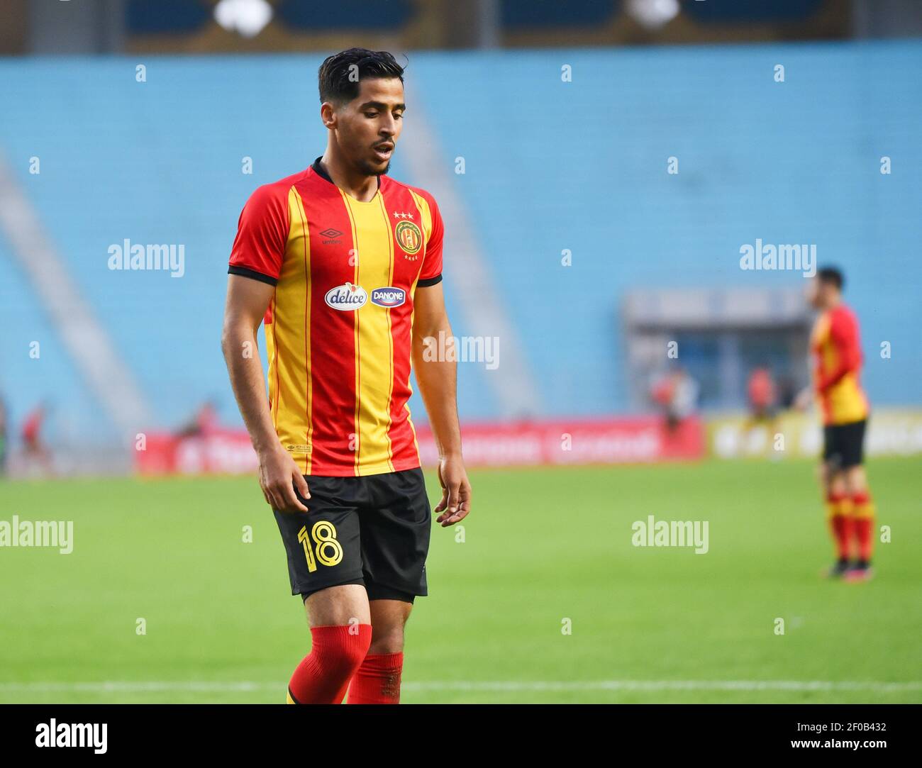 Tunis Tunisia 06th Mar 2021 Abdelraouf Benghuit In Action During The Caf Champions League 2020 21 Match Between Esperance Sportive Tunisia And Zamalek Sporting Club In Rades Final Score Esperance Sportive