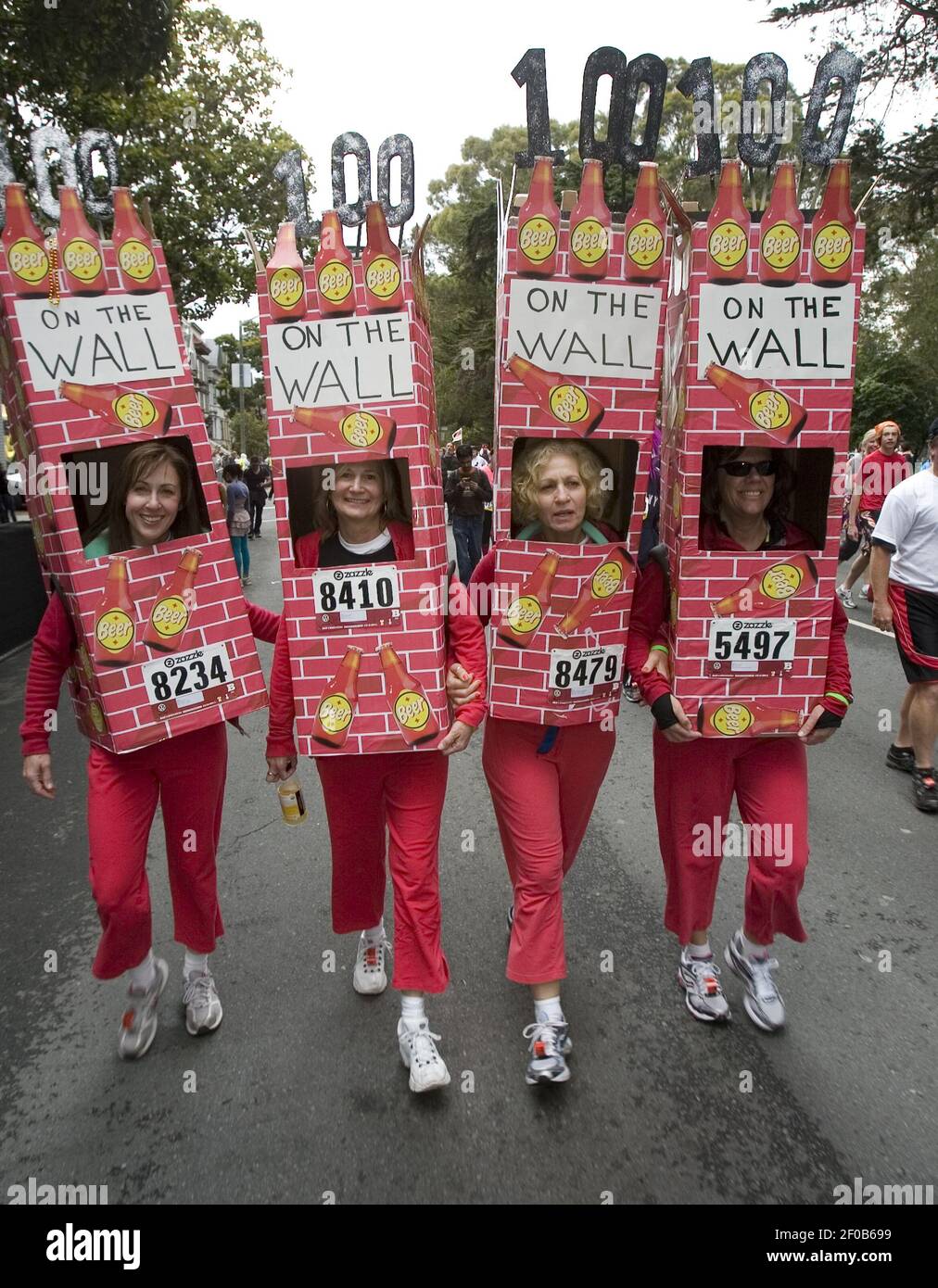 Irony was the keyword for Marcia Bever from left of Menlo Park