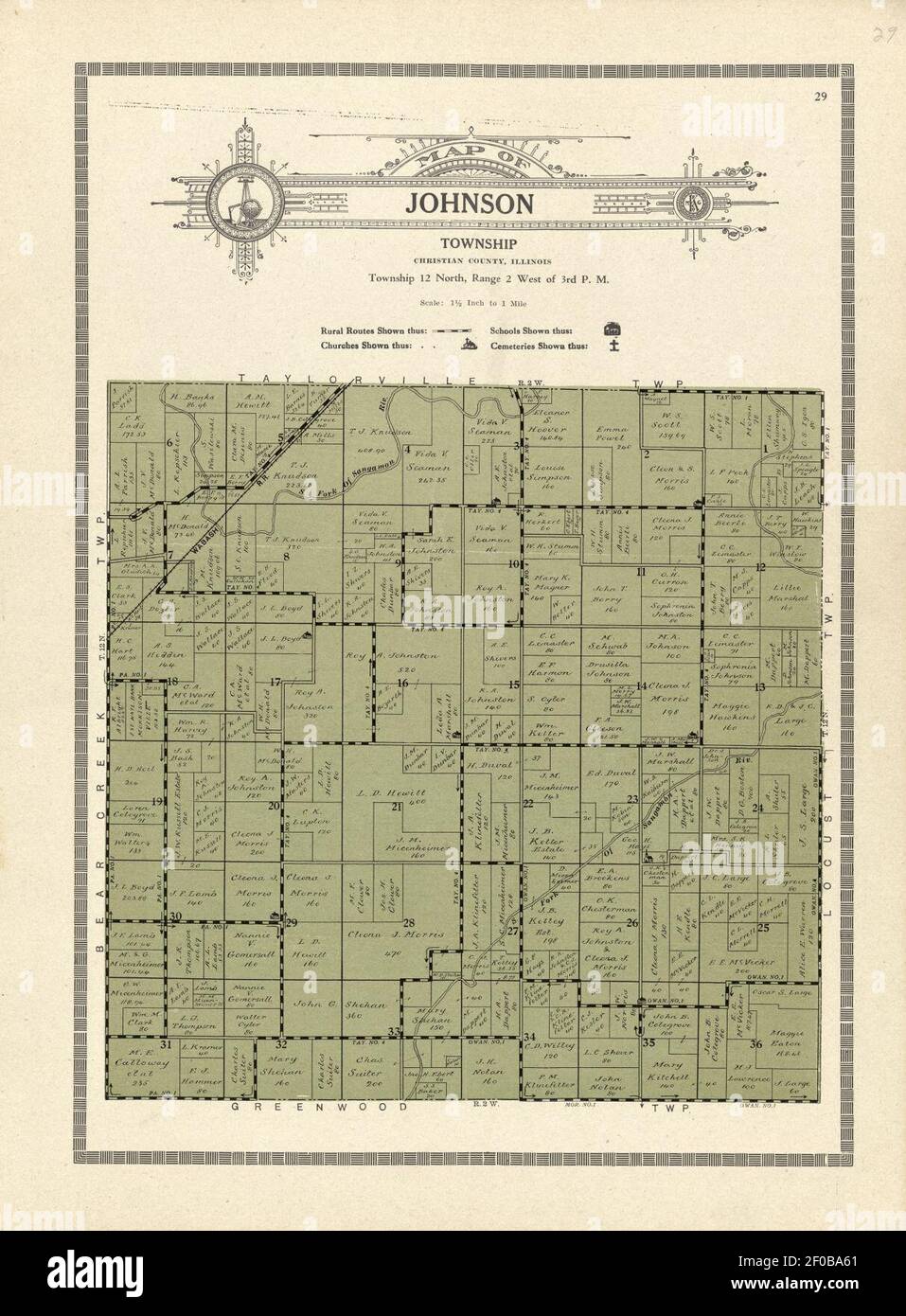 Plat book and complete survey of Christian County, Illinois