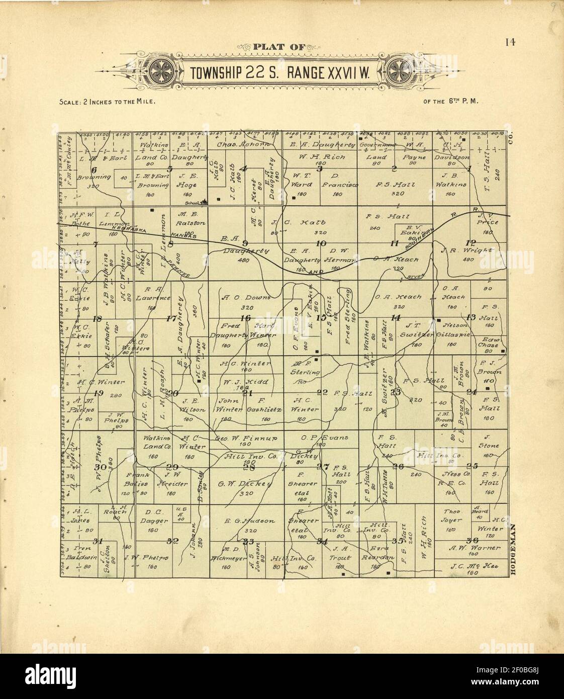 Plat book of Finney County, Kansas containing maps of villages, cities and townships of the