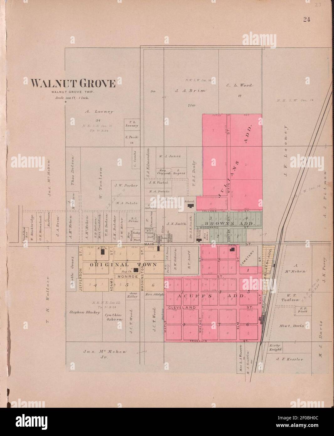 Greene County Mo Plat Map Plat Book Of Greene County, Missouri - Compiled From County Records And  Actual Surveys Stock Photo - Alamy