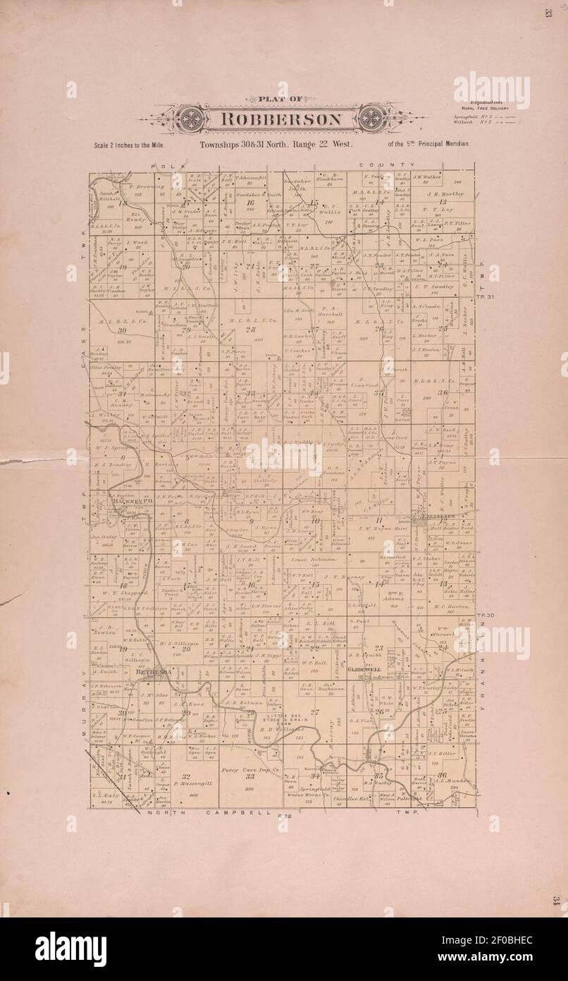 Plat book of Greene County Missouri compiled from county records and Plat book of Greene County Missouri compiled from county records and