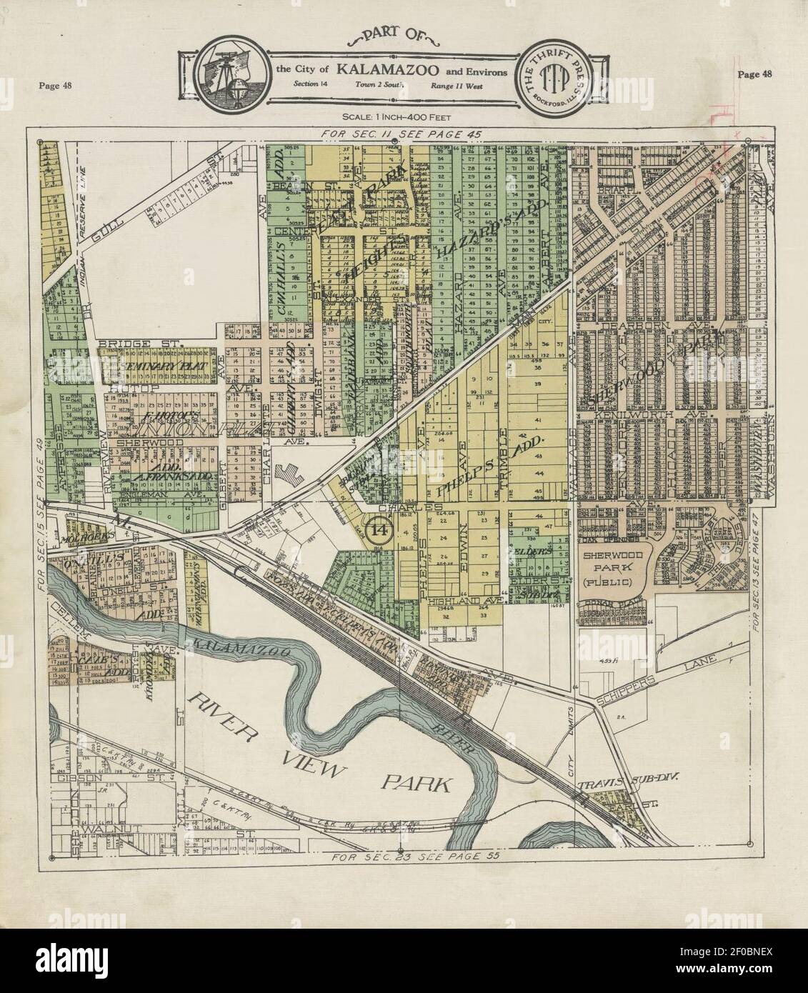 Kalamazoo County Plat Map Kalamazoo County High Resolution Stock Photography And Images - Alamy