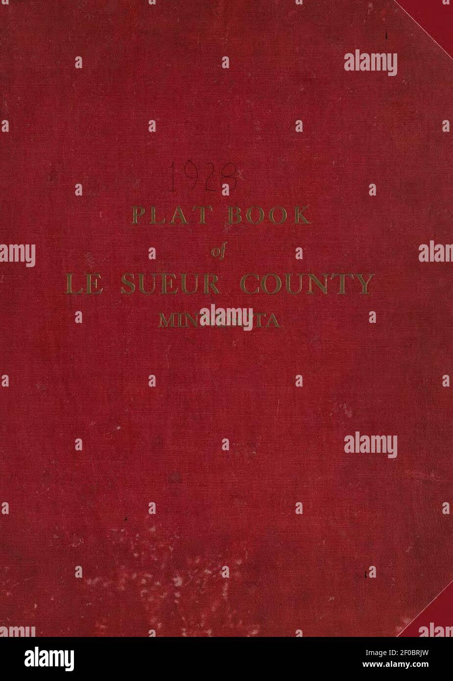 Plat book of Le Sueur County, Minnesota showing township plats, city
