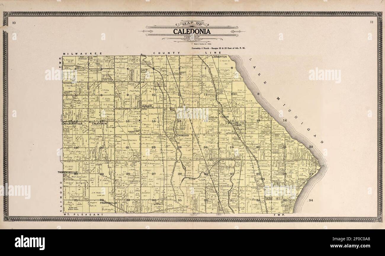 Plat book of Racine and Kenosha counties, Wisconsin including plats