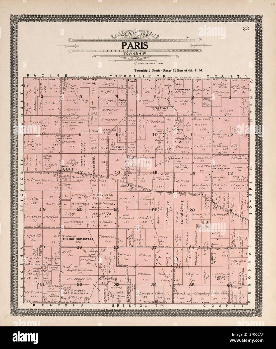 Plat book of Racine and Kenosha counties, Wisconsin including plats