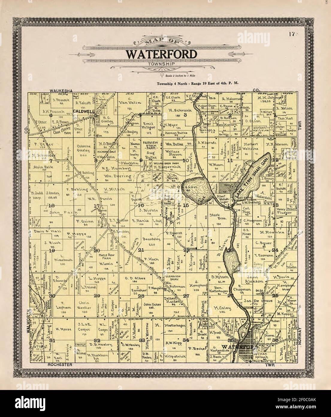 Plat book of Racine and Kenosha counties, Wisconsin including plats
