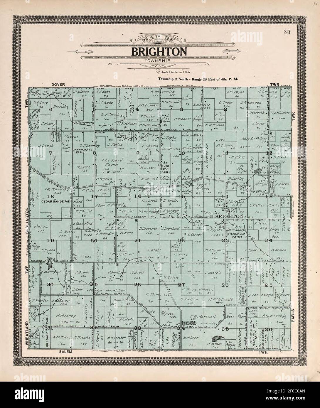 Plat book of Racine and Kenosha counties, Wisconsin including plats