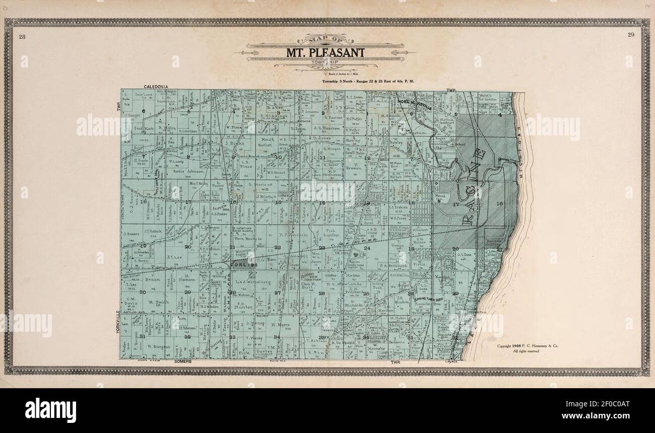 Plat book of Racine and Kenosha counties, Wisconsin including plats