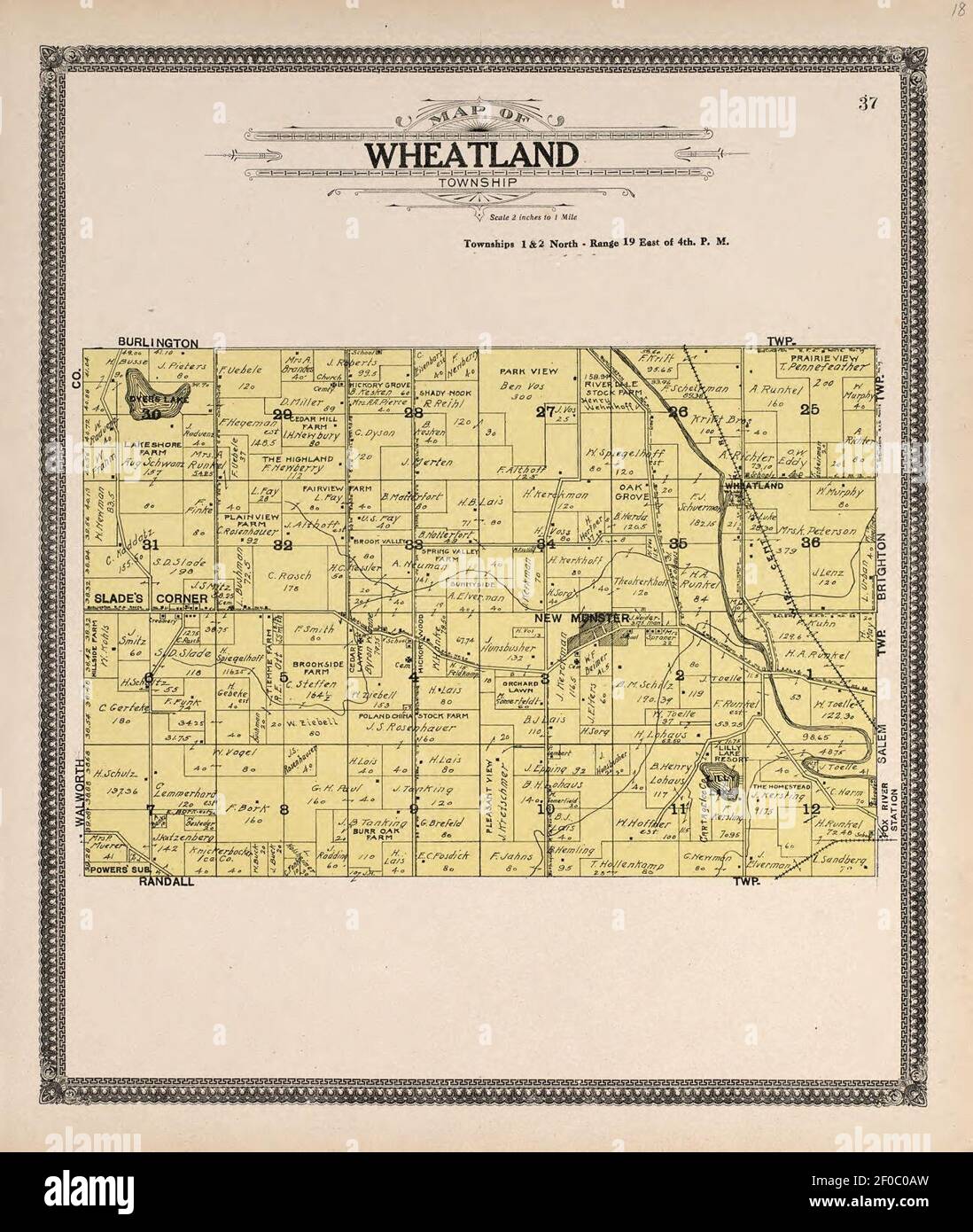 Plat book of Racine and Kenosha counties, Wisconsin including plats