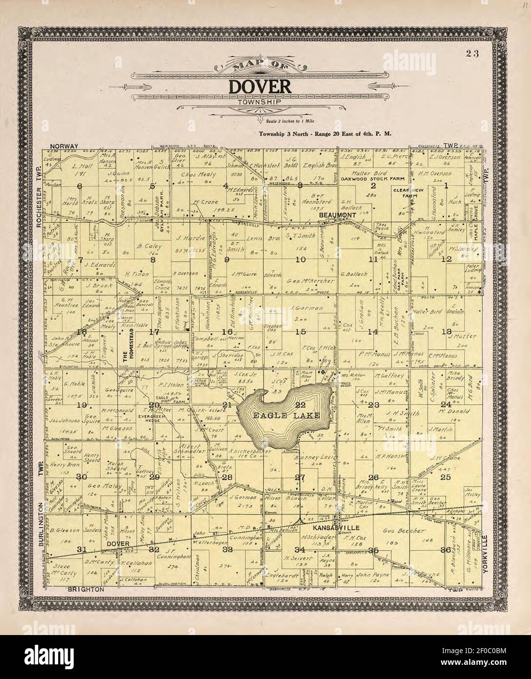 Plat book of Racine and Kenosha counties, Wisconsin including plats