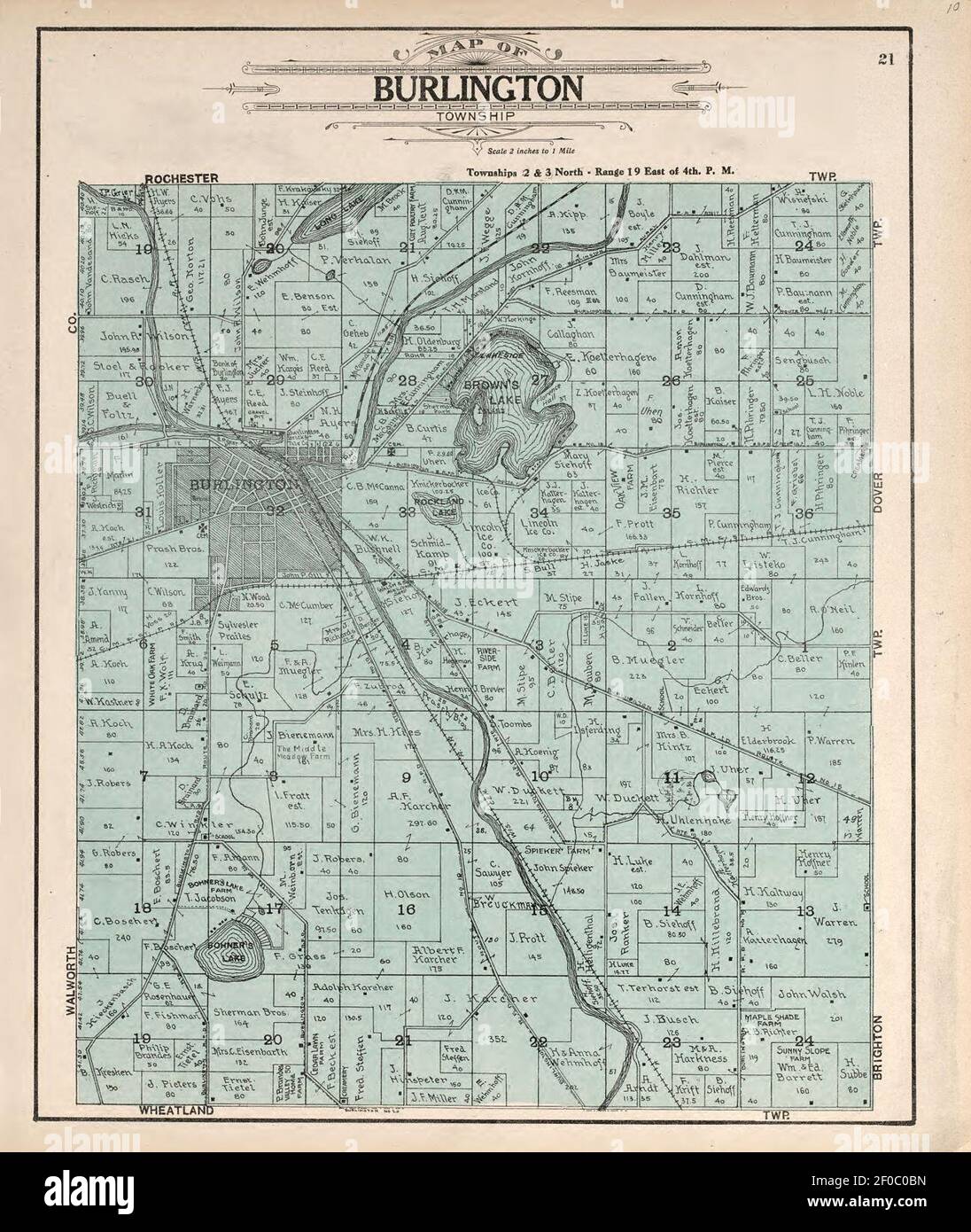 Plat book of Racine and Kenosha counties, Wisconsin including plats