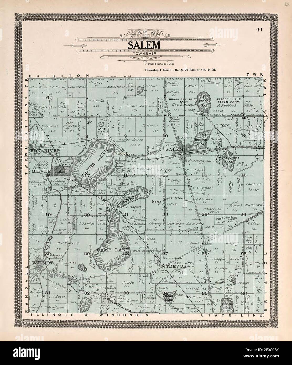 Plat book of Racine and Kenosha counties, Wisconsin including plats