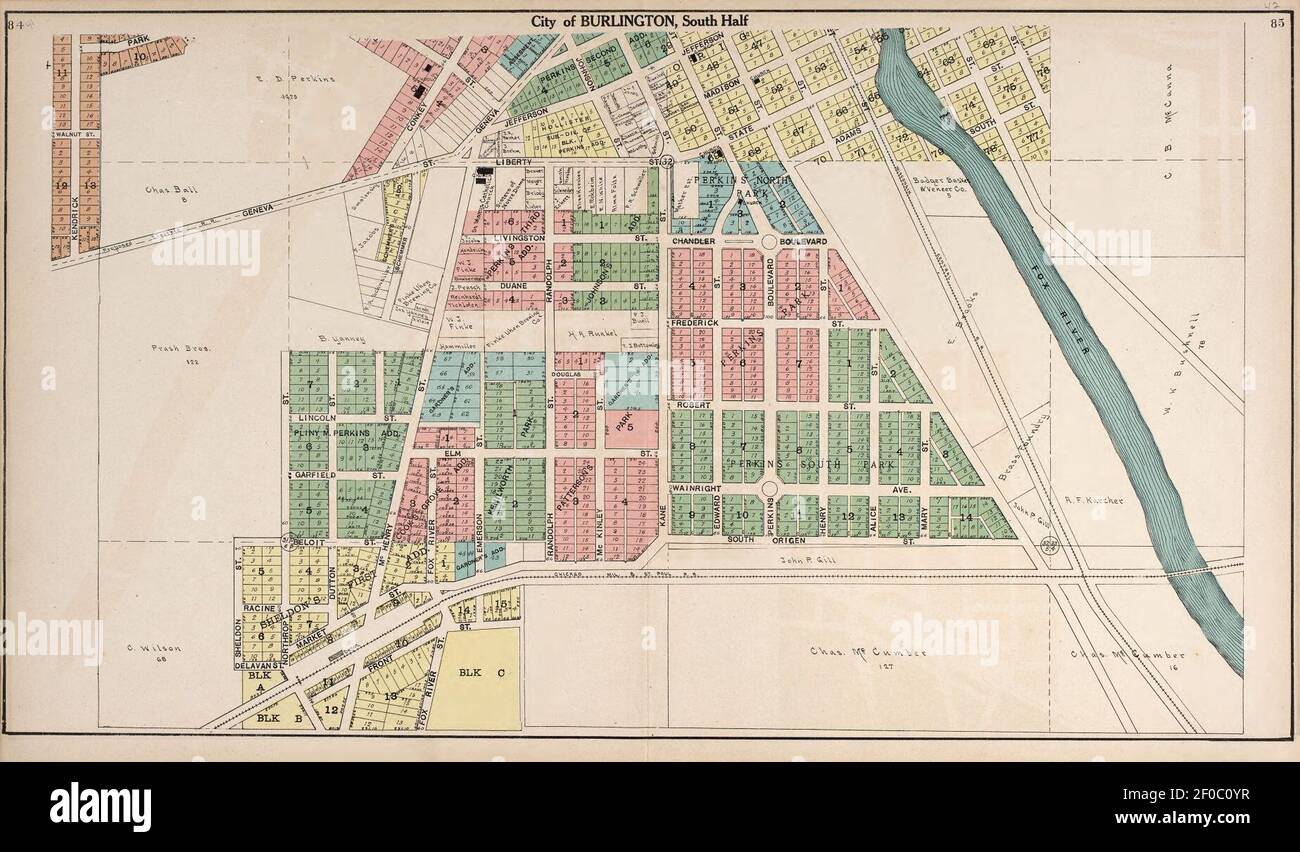Plat book of Racine and Kenosha counties, Wisconsin including plats