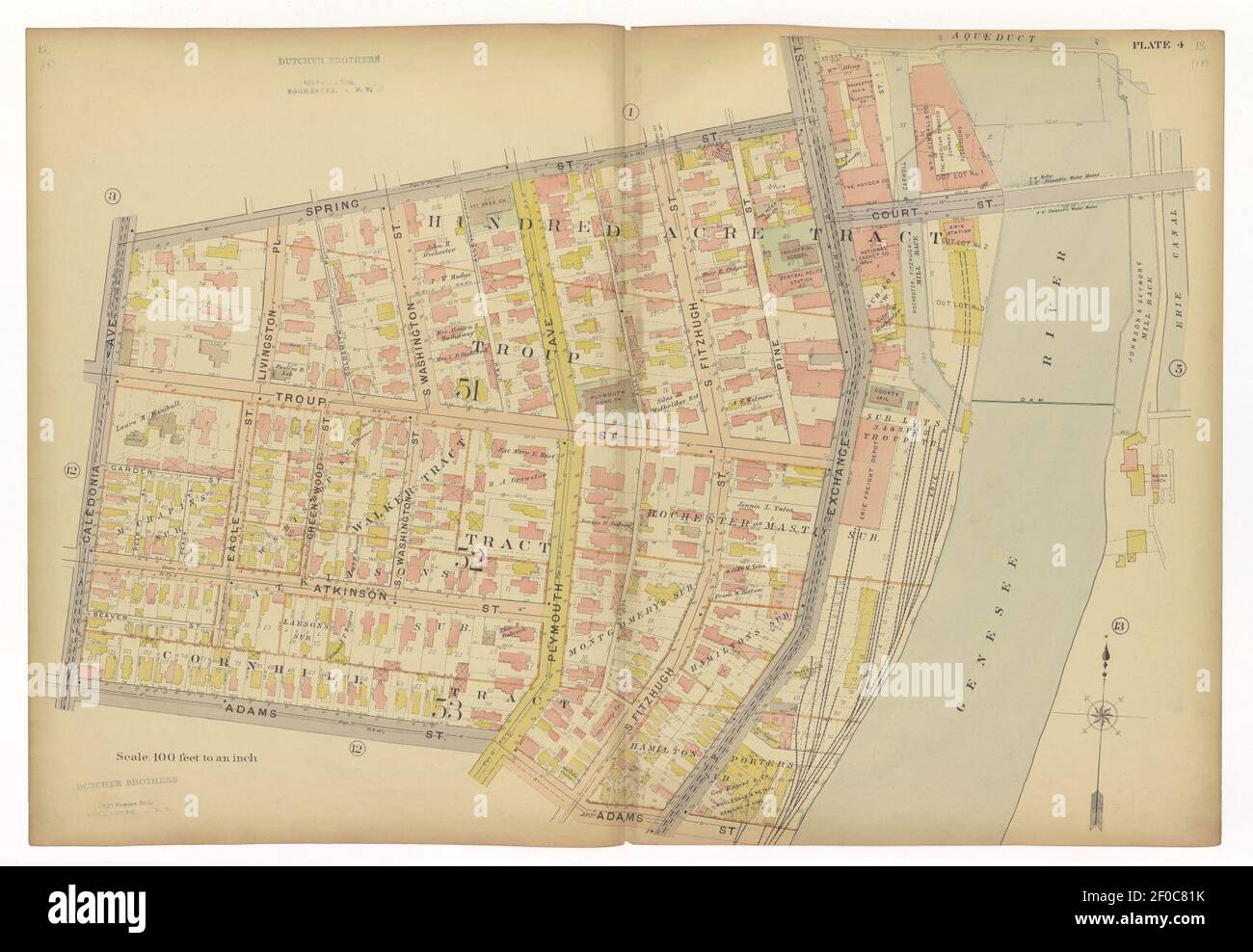 Plat book, city of Rochester, New York carefully compiled from