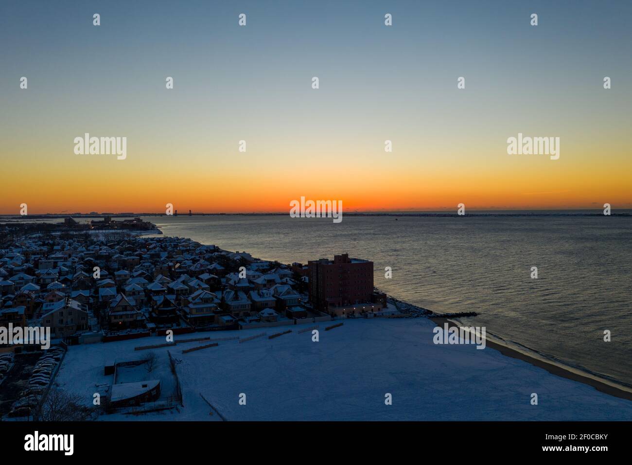 Coney island beach sunrise hi-res stock photography and images - Alamy