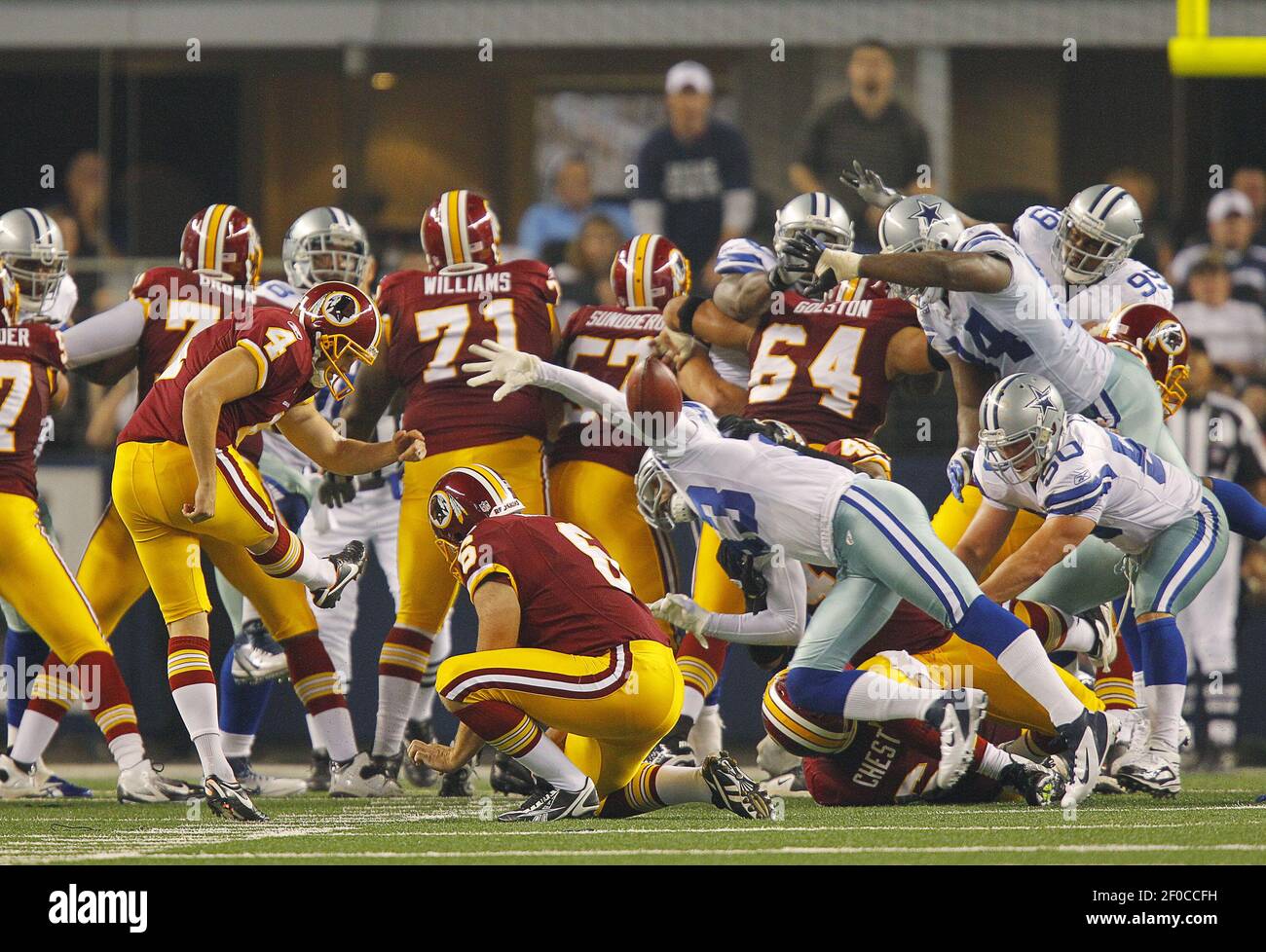 Graham Gano had to be cut by the Redskins before he'd grow into this  63-yard, game-winning kicker - The Athletic