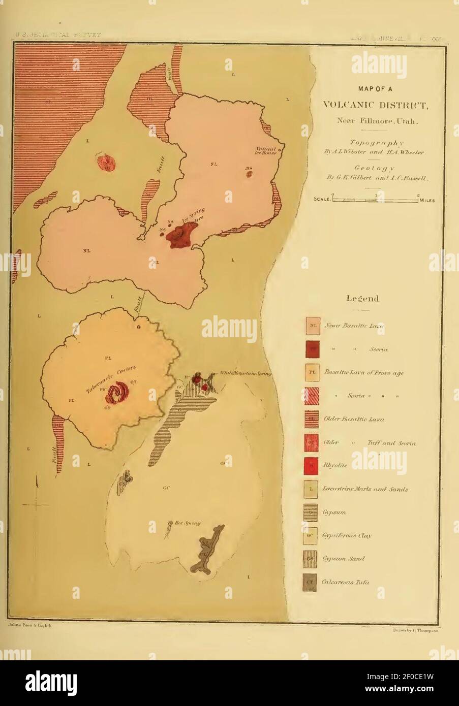 Map of fillmore hires stock photography and images Alamy
