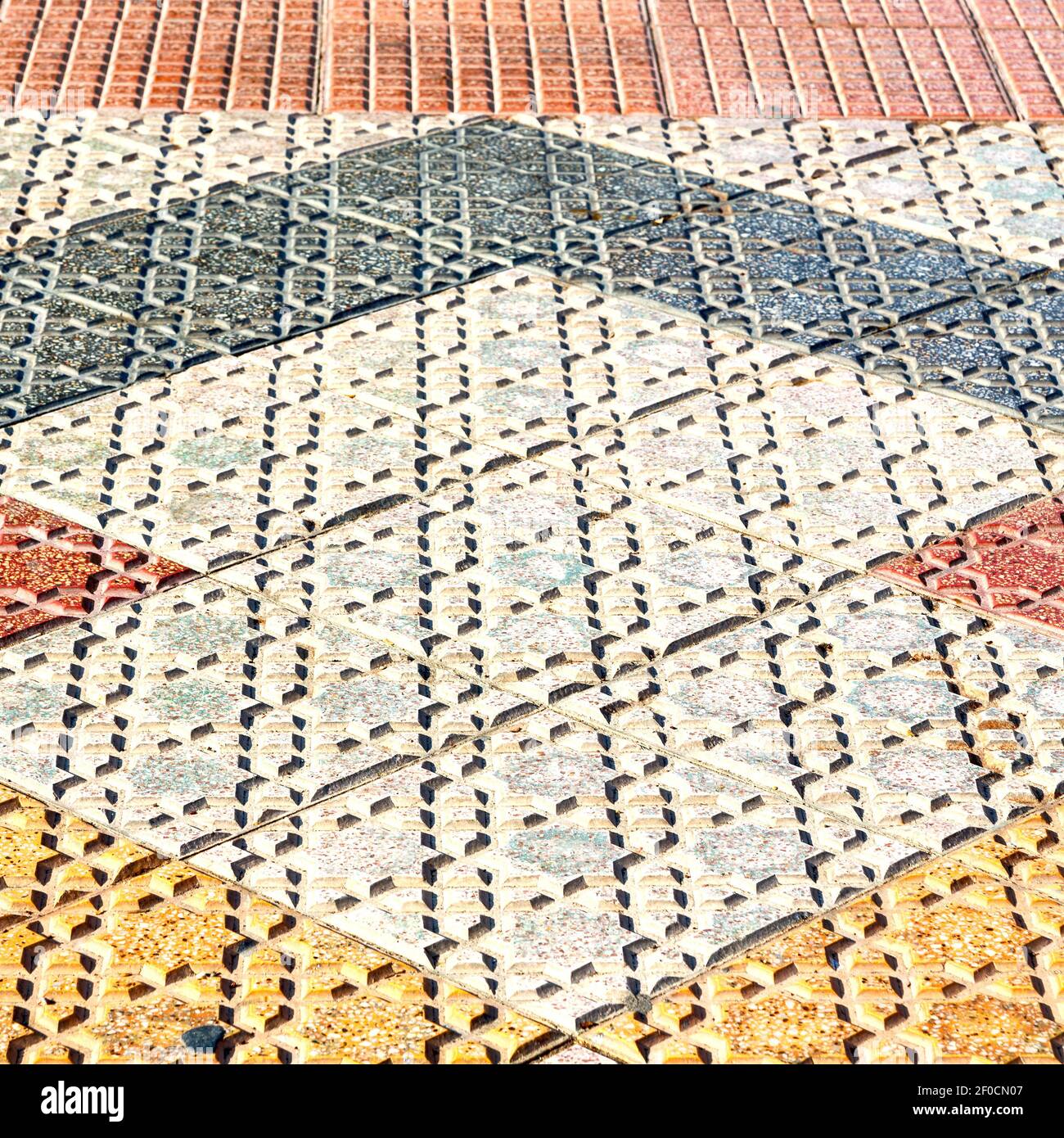 In oman abstract pavement in the old steet and colors Stock Photo - Alamy